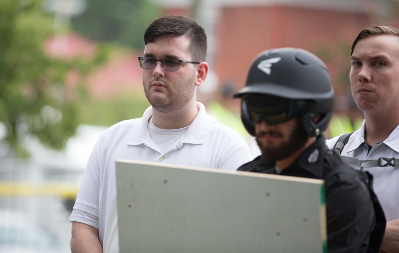 James Alex Fields Jr. is seen attending the