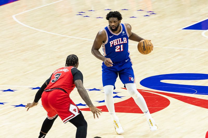 Joel Embiid returns with tripledouble as Sixers trounce Bulls The
