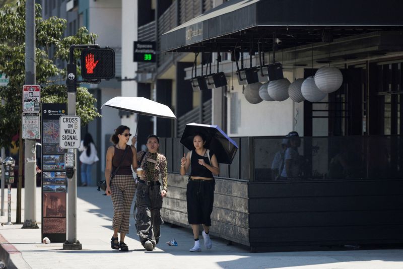 Record temperatures scorch US West as Americans sweat through extreme