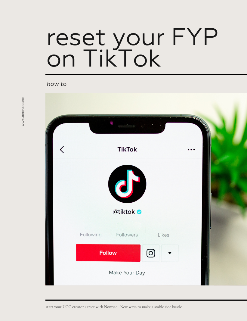 How to Reset your FYP on TikTok Nomysh