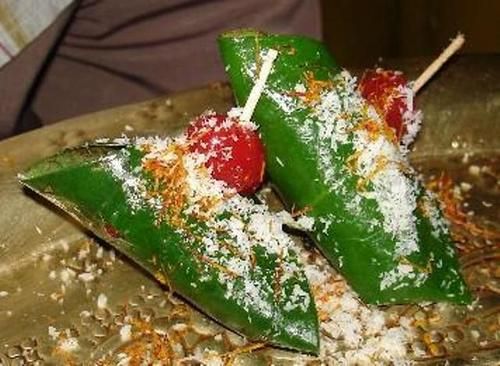 Paan is consumed after food as a digestive. (With images) | Indian ...