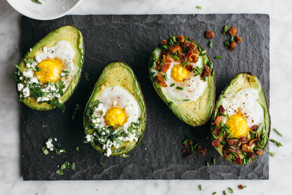 Baked Eggs in Avocado: Two Ways | Downshiftology