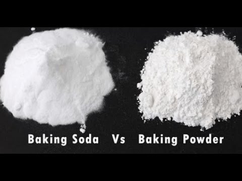 The Difference Between Baking Soda And Baking Powder - YouTube