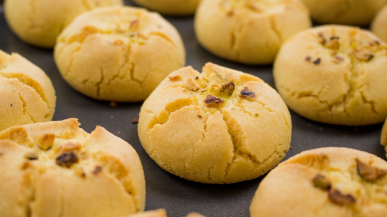 Nankhatai Recipe - Easy Eggless Nan khatai Biscuit | Indian ...