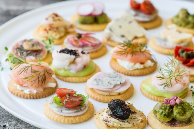 Image result for canape food picture