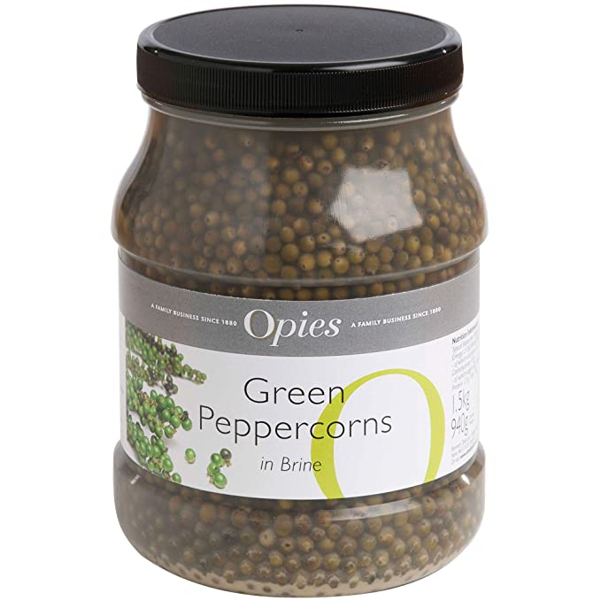 Opies Green Peppercorns in Brine - 1x1.5kg: Amazon.co.uk: Grocery