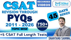 CSAT Revision through PYQs (2011-2026) | 45 Days Recorded Series