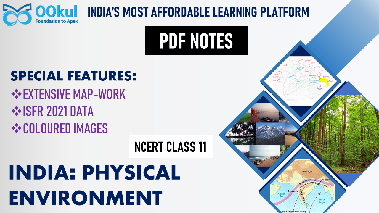 NCERT Class 11 India Physical Environment PDF Notes OOkul   Featured Image 