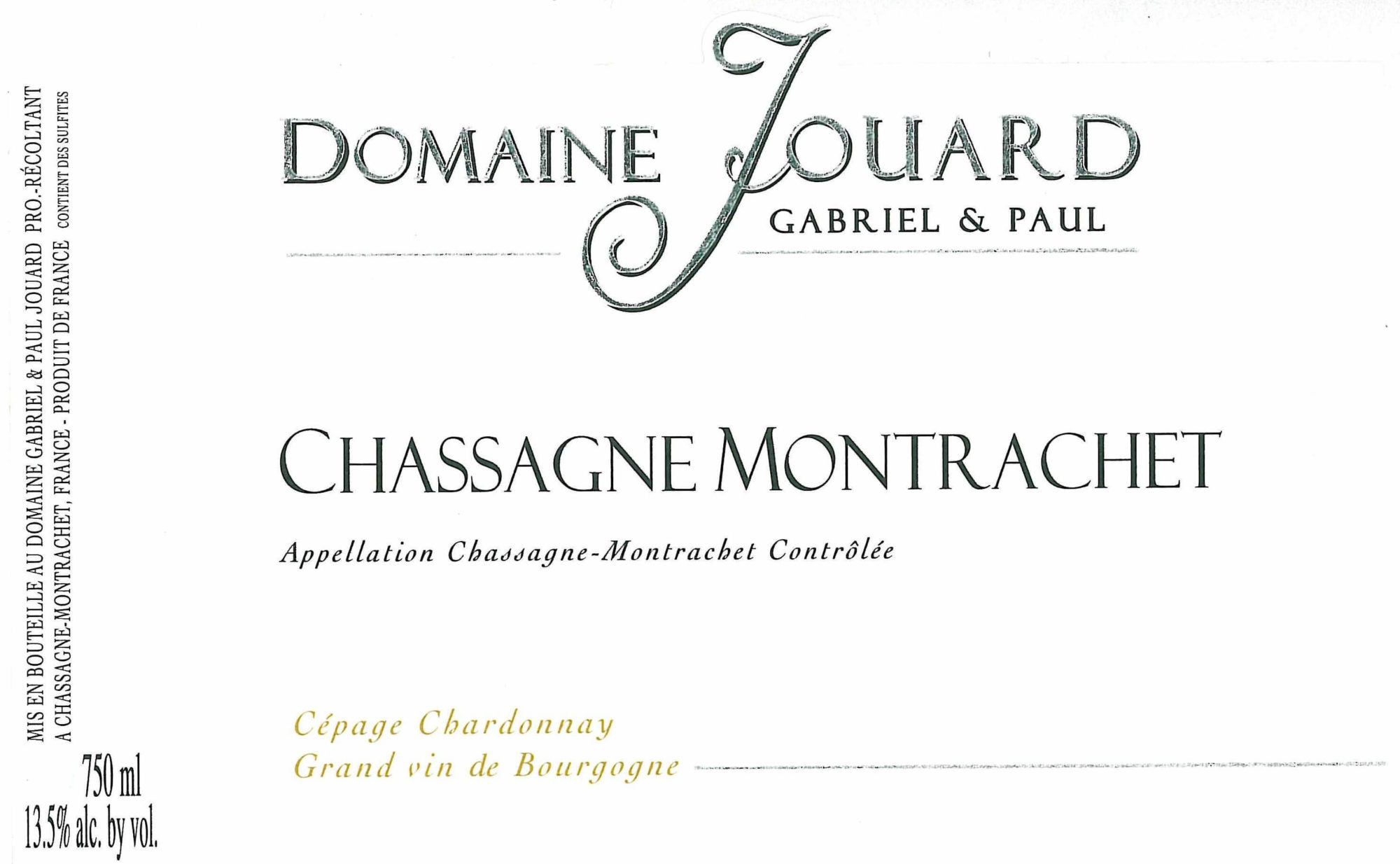 Paul Jouard Chassagne-Montrachet