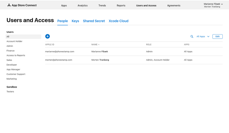 app-store-connect-users-and-access