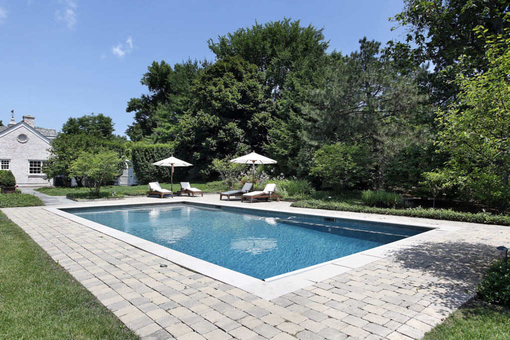 pool paver patio