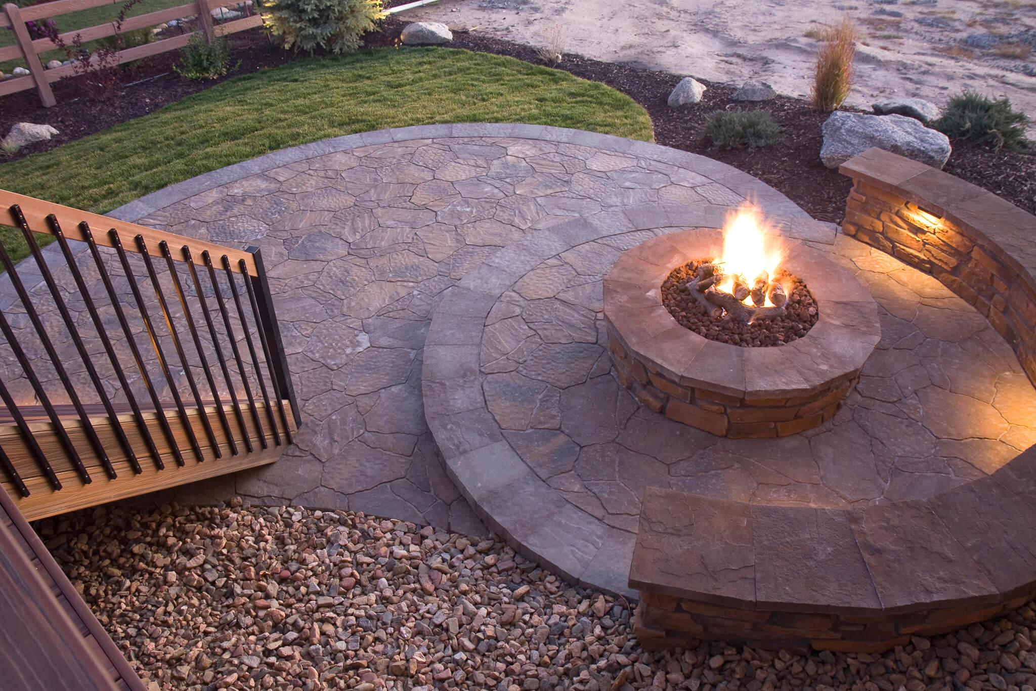 paver fire pit