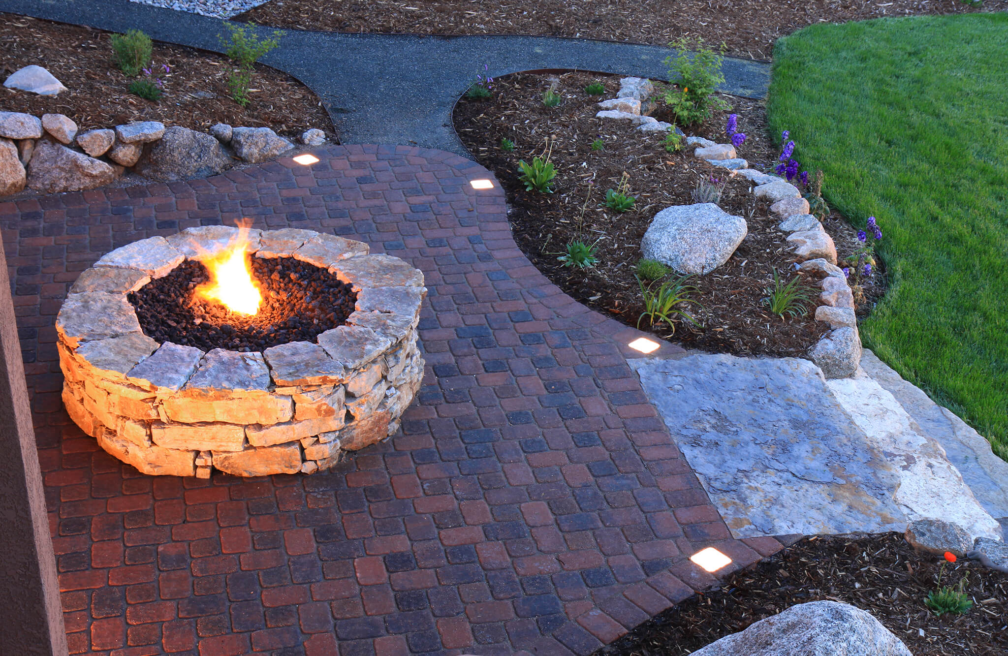 paver fire pit