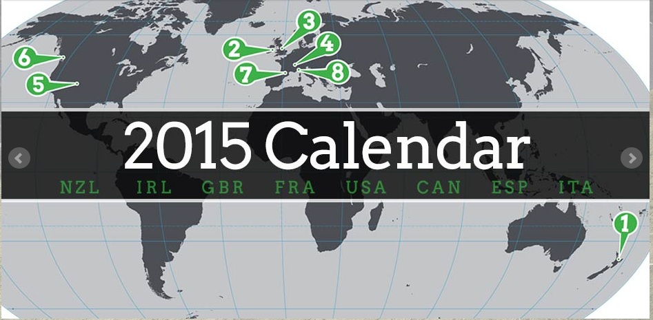 2015 Enduro World Series Calendar