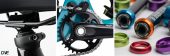 , New OneUp Components &#8211; Rear axles, 34.9mm dropper post, 12 speed Shimano Switch chainrings.