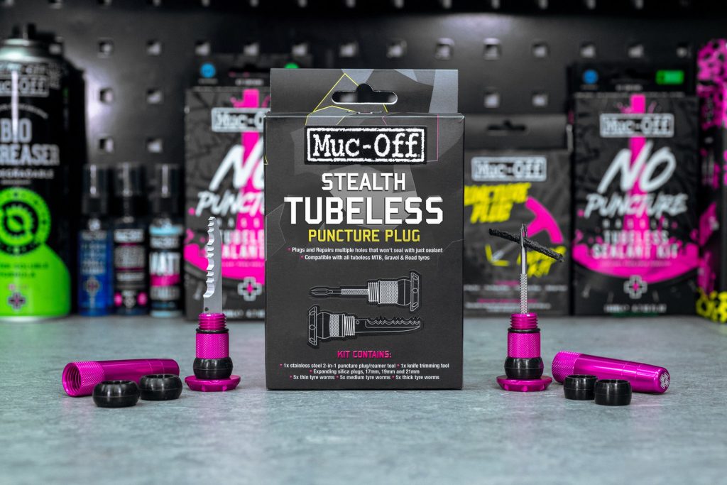 Muc-Off puncture kit bar mounted