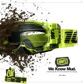 , 100% Armega Forcast Goggle System For Mud / Rain