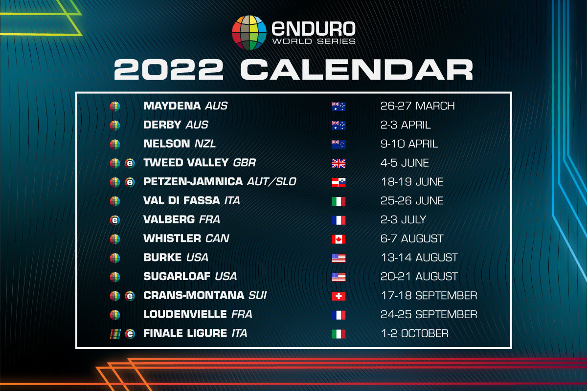 2022 Enduro World Series Calendar Launched