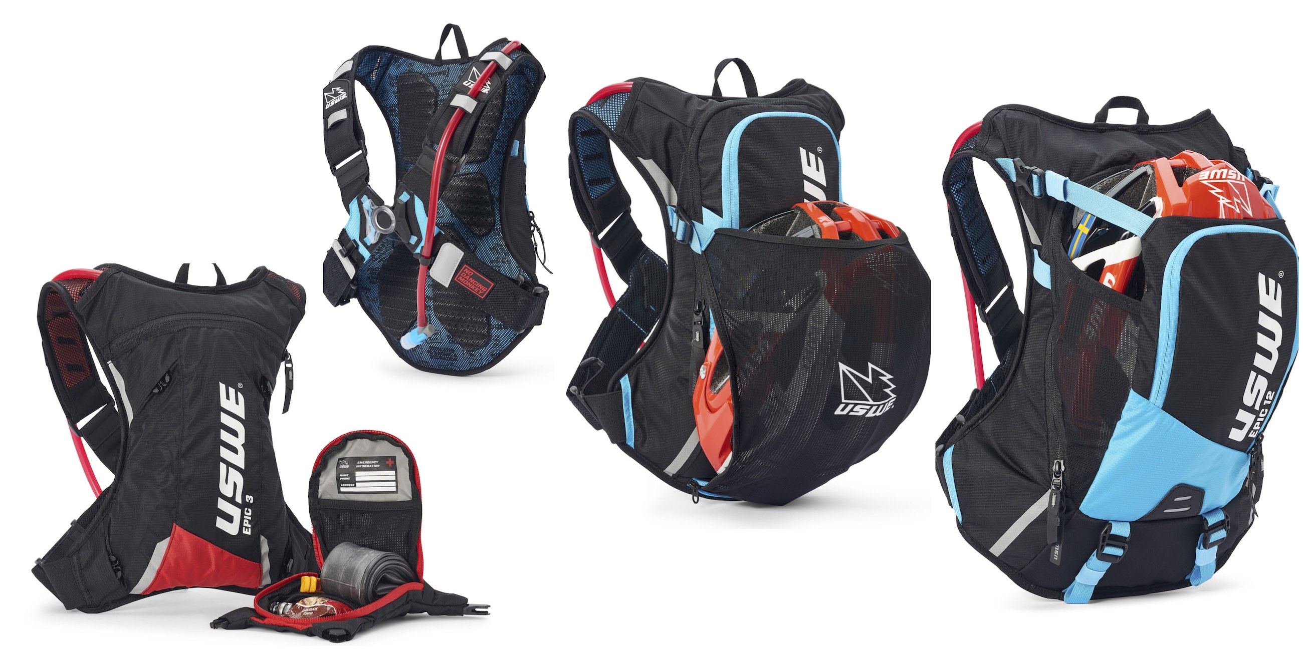 USWE Epic All Mountain Hydration Packs – 3L, 8L, 12L |