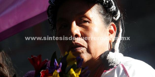 Indigenous presidential candidate Maria de Jesus Patricio attends a campaign rally at National Autonomous University of Mexico (UNAM) in Mexico City, Mexico November 28, 2017. REUTERS/Henry Romero