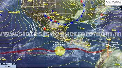 ciclon pacifico