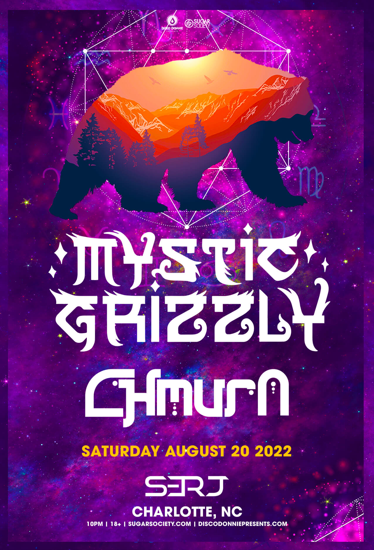 Mystic Grizzly, chmura in Charlotte