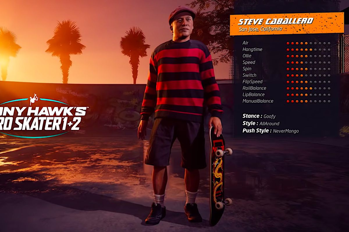 How to create a custom character in Tony Hawk's Pro Skater 1 and 2