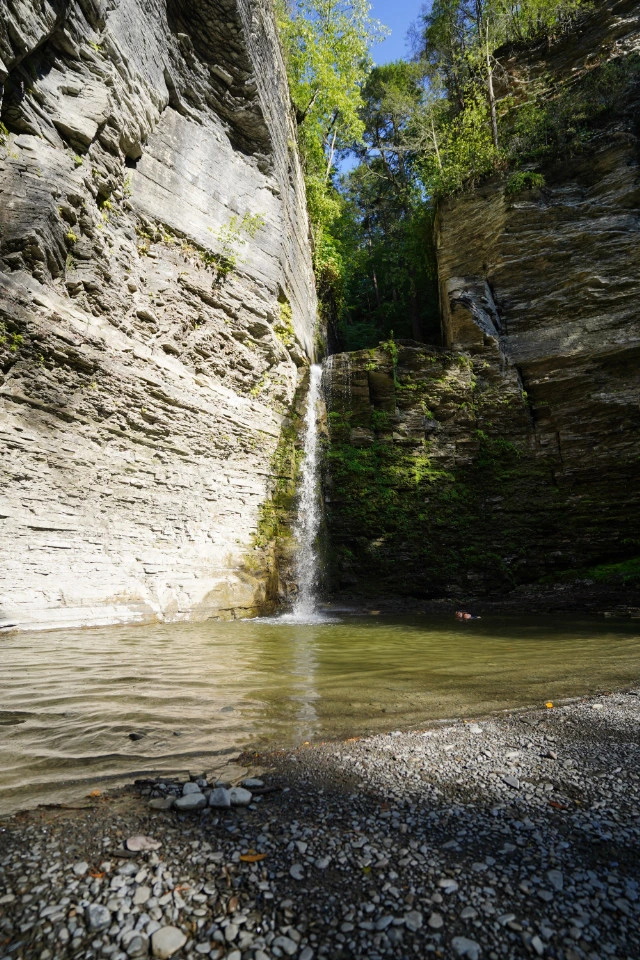 Picture 1 : Watkins Glen, NY - Eagle's Cliff Falls and Check In