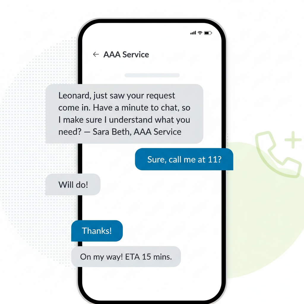 Example conversation screenshot