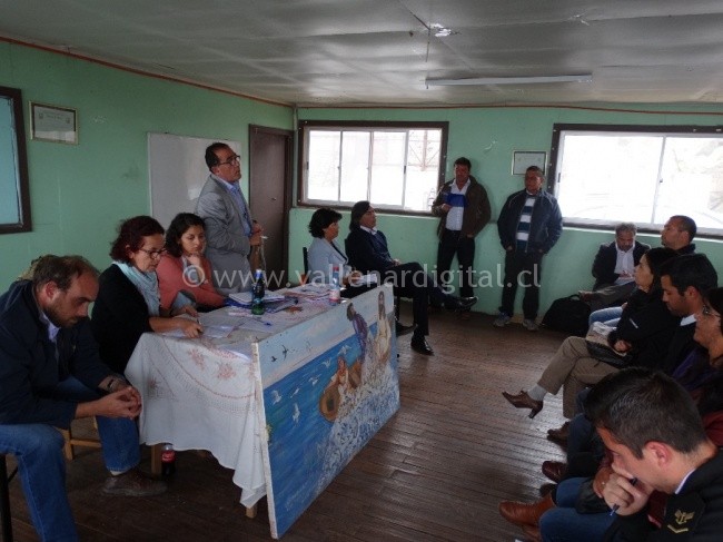 Extensa jornada de trabajo de la mesa de pesca en el puerto de Huasco