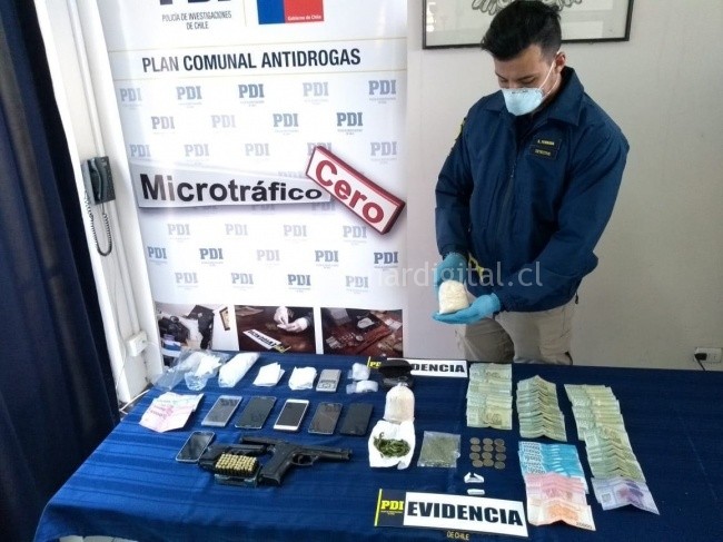 PDI Detiene a tres sujetos por microtrafico en Vallenar