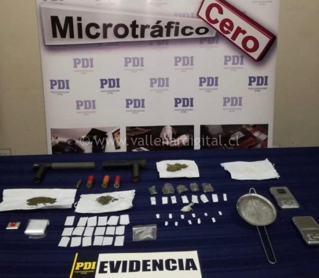 PDI Detiene a siete personas  por microtráfico en Vallenar