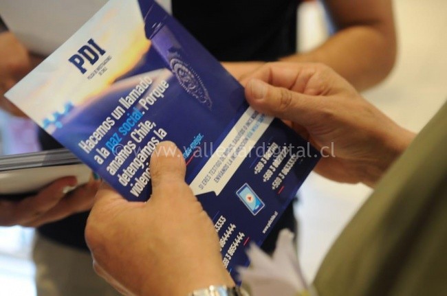 PDI REITERA A LA COMUNIDAD ENTREGA DE INFORMACIÓN A TRAVÉS DE WHATSAPP