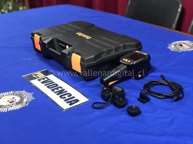 PDI RECUPERA CÁMARA TERMOGRÁFICA SUSTRAÍDA EN FEBRERO DEL AÑO PASADO