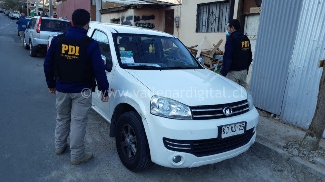 GRAN DESPLIEGUE DE DETECTIVES PERMITIÓ RECUPERAR EN TIEMPO RÉCORD CAMIONETA DE LA MUNICIPALIDAD DE CALDERA