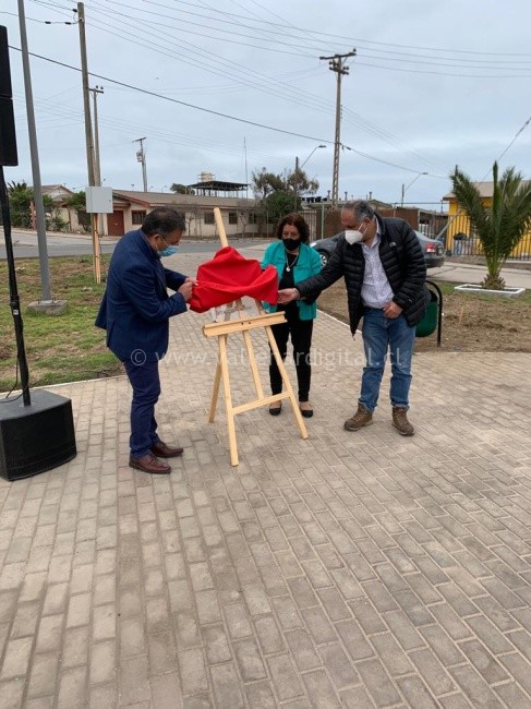 Junta de Vecinos Huasco III remodelan plaza gracias a recursos de Fondo Concursable de Guacolda
