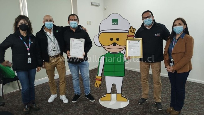 JUNJI Atacama una de las primeras instituciones a nivel pais en ser reconocidas por ACHS en la gestión de la prevención del contagio de Covid 19