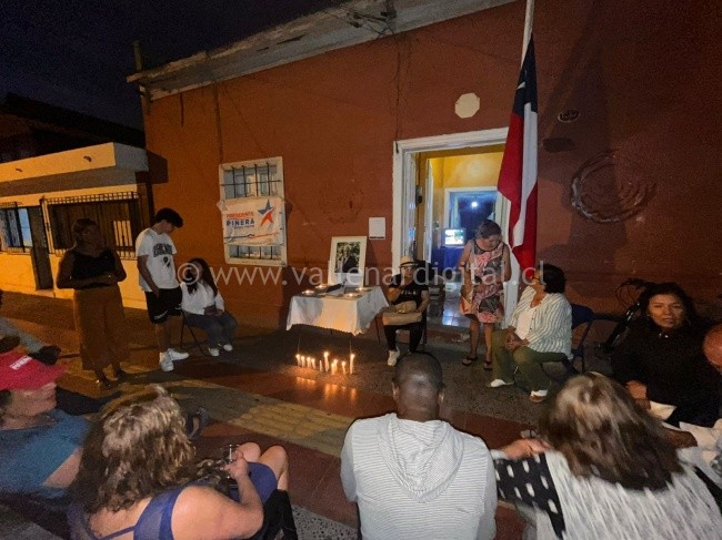 Despiden al expresidente Sebastián Piñera en la sede de Renovación Nacional de Vallenar