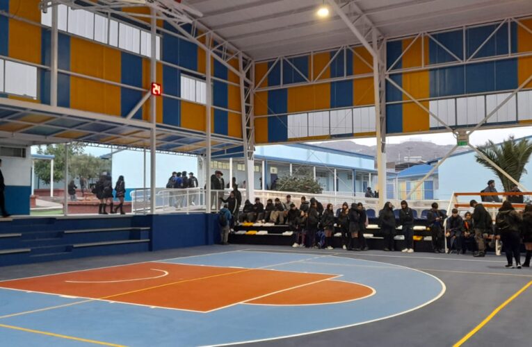 Estudiantes del liceo Japón de  Huasco volvieron a sus dependencias tras trabajos de mejoramientos realizado durante el primer semestre.