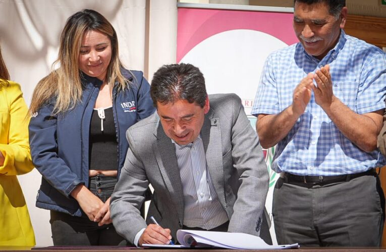 Gobierno Regional e INDAP firman convenio para el traspaso de más de $10 mil millones en apoyo a agricultores y crianceros de Atacama