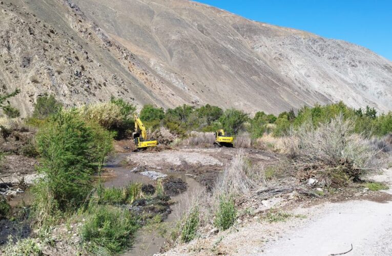 Dirección de Obras Hidráulicas de Atacama comenzó la limpieza del Río El Carmen