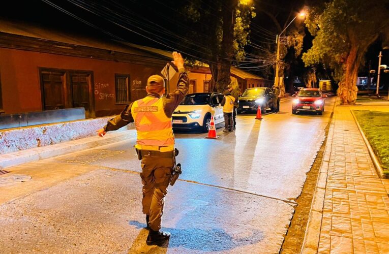 Más de 130 fiscalizaciones preventivas en Barrio Alameda de Copiapó dejaron dos detenidos