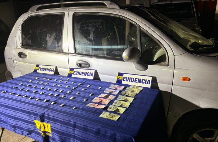 OPERATIVO MT-0 PERMITIÓ LA DETENCIÓN DE UNA PERSONA Y LA INCAUTACIÓN DE COCAÍNA BASE EN VALLENAR