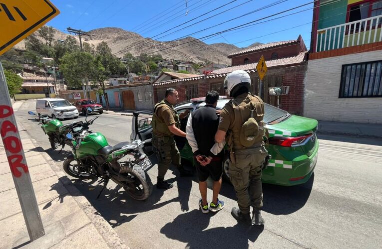 SERVICIO FOCALIZADO DE MOTORISTAS CENTAURO DEJÓ A CINCO DETENIDOS EN COPIAPO