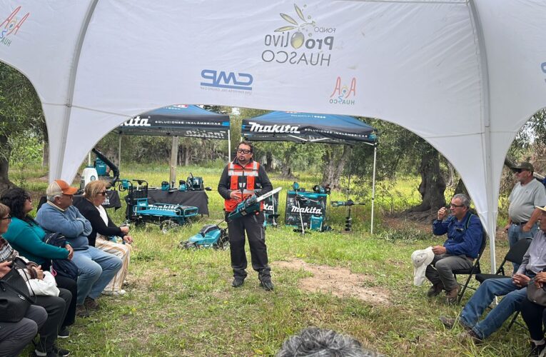 Usuarios del Fondo ProOlivo Reciben Capacitación Personalizada de Makita en Huasco Bajo