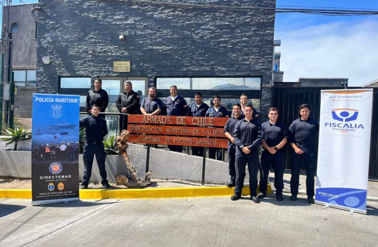 Fiscalía Local de Freirina desarrolló jornada de capacitación a la Armada