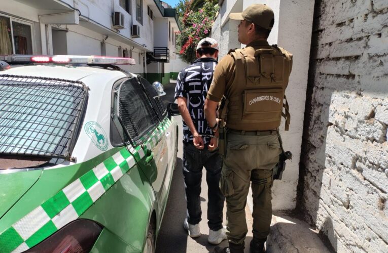 Servicios preventivos de Carabineros de la Sección Centauro dejó cuatro detenidos por microtráfico