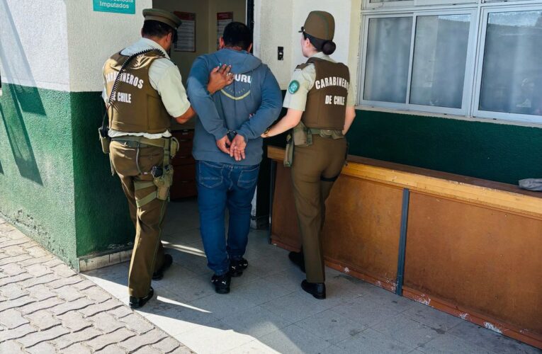 CARABINEROS SIP CAPTURÓ EN VALLENAR PRÓFUGO BUSCADO POR DELITO DE LESIONES MENOS GRAVES EN VIOLENCIA INTRAFAMILIAR
