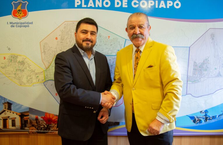 Más capacitación para las y los copiapinos: Alcalde Maglio Cicardini y director nacional del Trabajo acuerdan trabajo conjunto por la comuna.