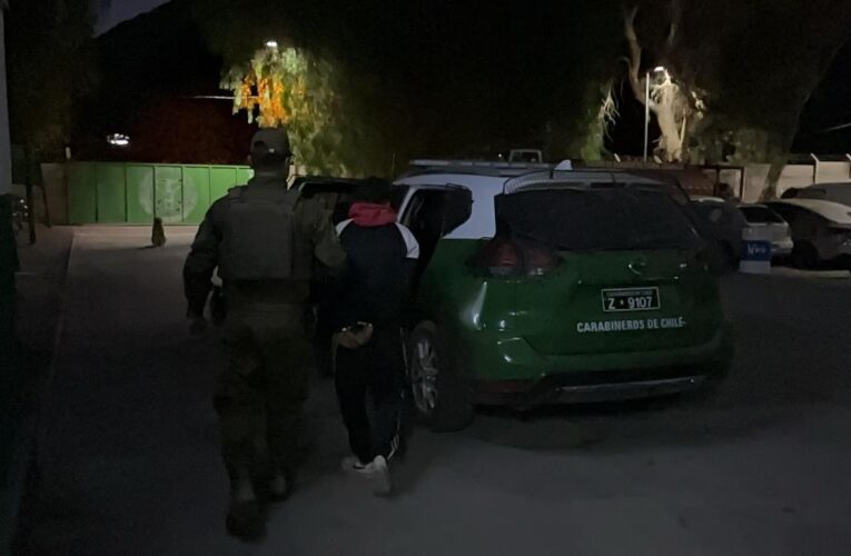 HOMBRE CON AMPLIO PRONTUARIO DELICTUAL FUE DETENIDO EN TIERRA AMARILLA GRACIAS AL TRABAJO CONJUNTO CARABINEROS Y SEGURIDAD MUNICIPAL